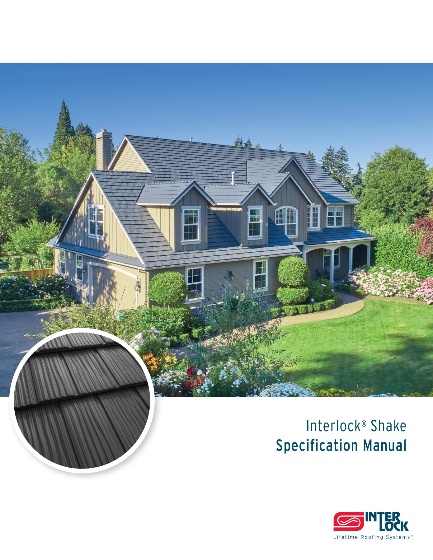 Interlock® Shake Metal Roofing — Specification & Installation Manual cover