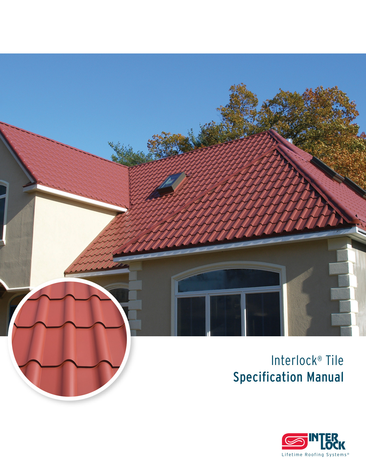 Interlock® Mediterranean Tile Metal Roofing — Specification & Installation Manual cover
